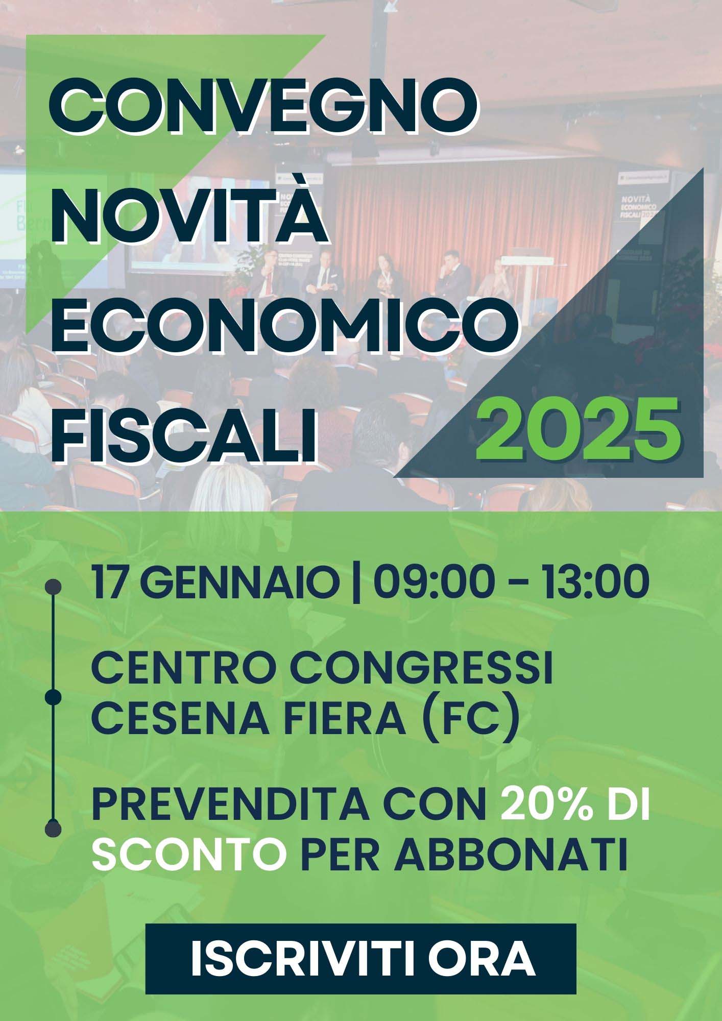 Convegno Novità Economico-Fiscali 2025