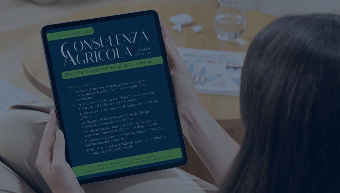 rivista-giugno ConsulenzaAgricola -  Risposte efficaci per il mondo agricolo