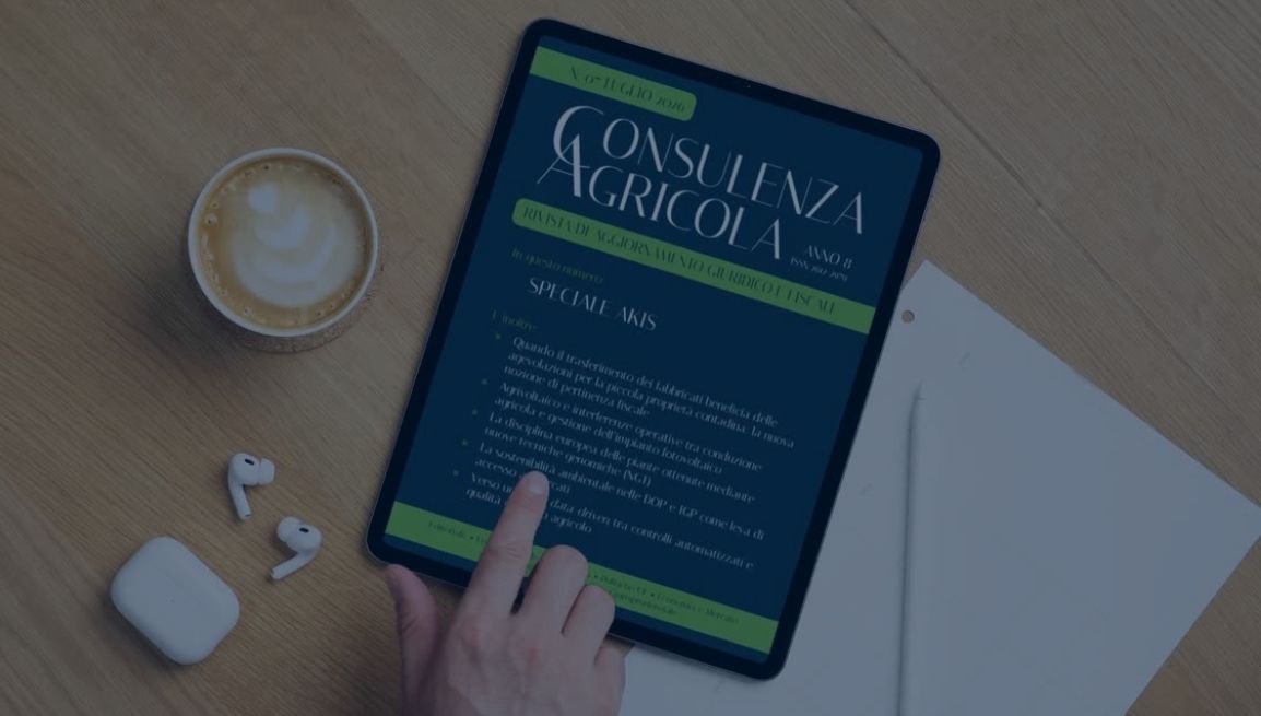 rivista-luglio ConsulenzaAgricola.it - Risposte efficaci per il mondo agricolo