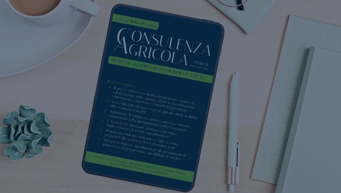 rivista-maggio ConsulenzaAgricola -  Risposte efficaci per il mondo agricolo